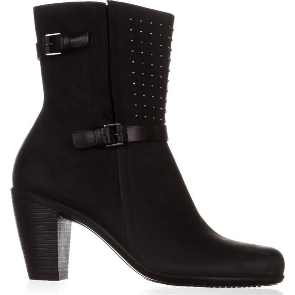 ECCO Touch 75 Mid-Calf Comfort Boots in Black Size 37 Size 6 Women's
